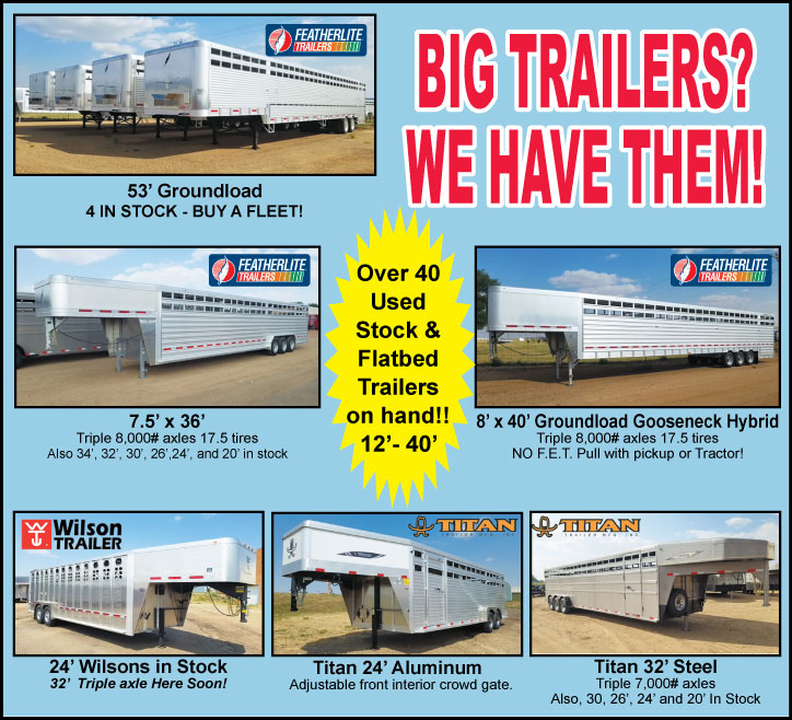 Need Big Trailers? We have them!